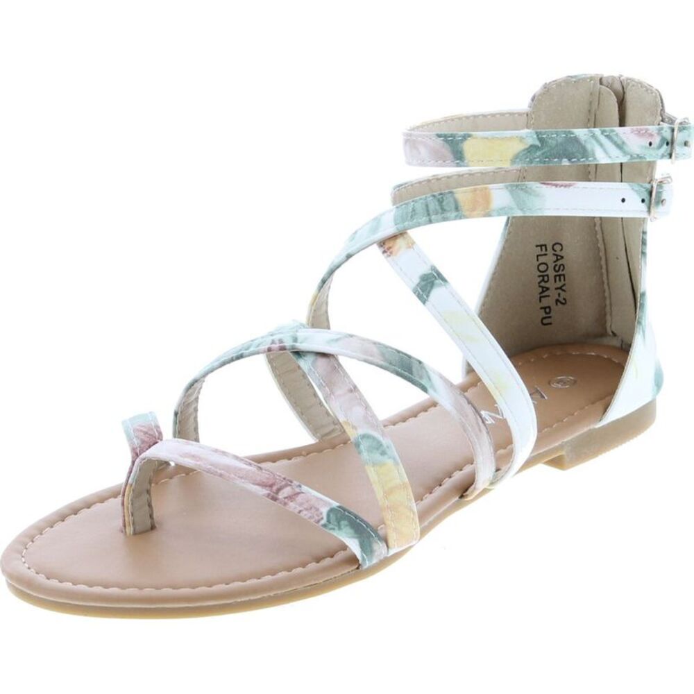 Anna Shoes Casey-2 Floral Womens sandals 6 NEW